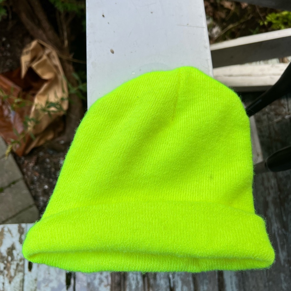 Neon Green Kids Beanie